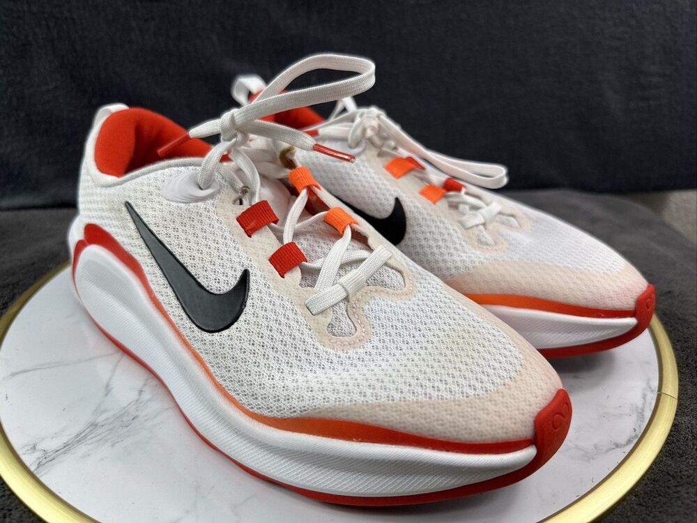 Nike Infinity Flow Womens Size 7 Wht Picante Red Athletic Running Shoes Sneaker